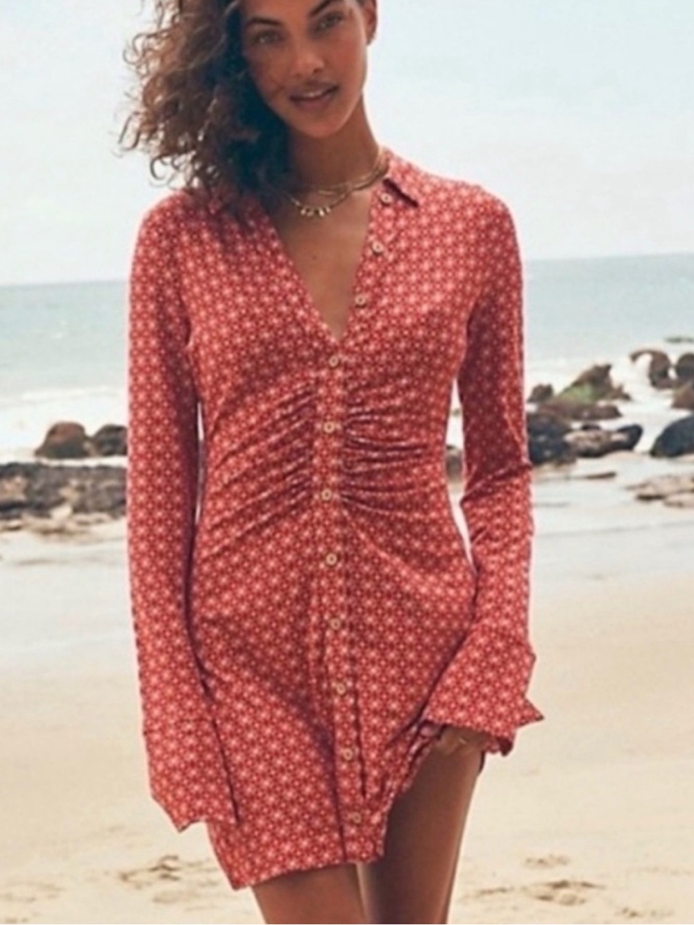 Free people Shayla mini dress size m